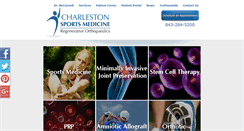 Desktop Screenshot of charlestonsportsmed.com